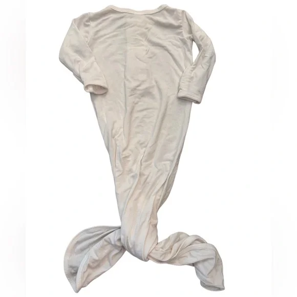 HTF Lou Lou Cream Bamboo Knotted Gown - Picture 2 of 3